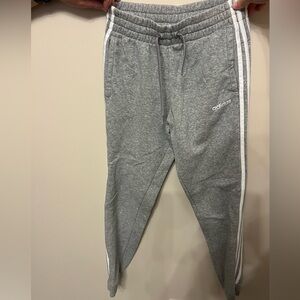 Gray/grey Adidas Sweatpants
